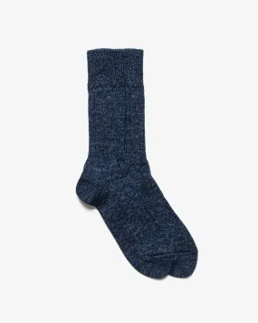 DENIM TONE CREW SOCKS DARK DENIM
