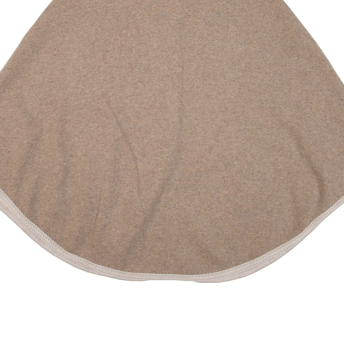 HAMMERSCHMID Poncho Womens Coat Beige Knit Wool S
