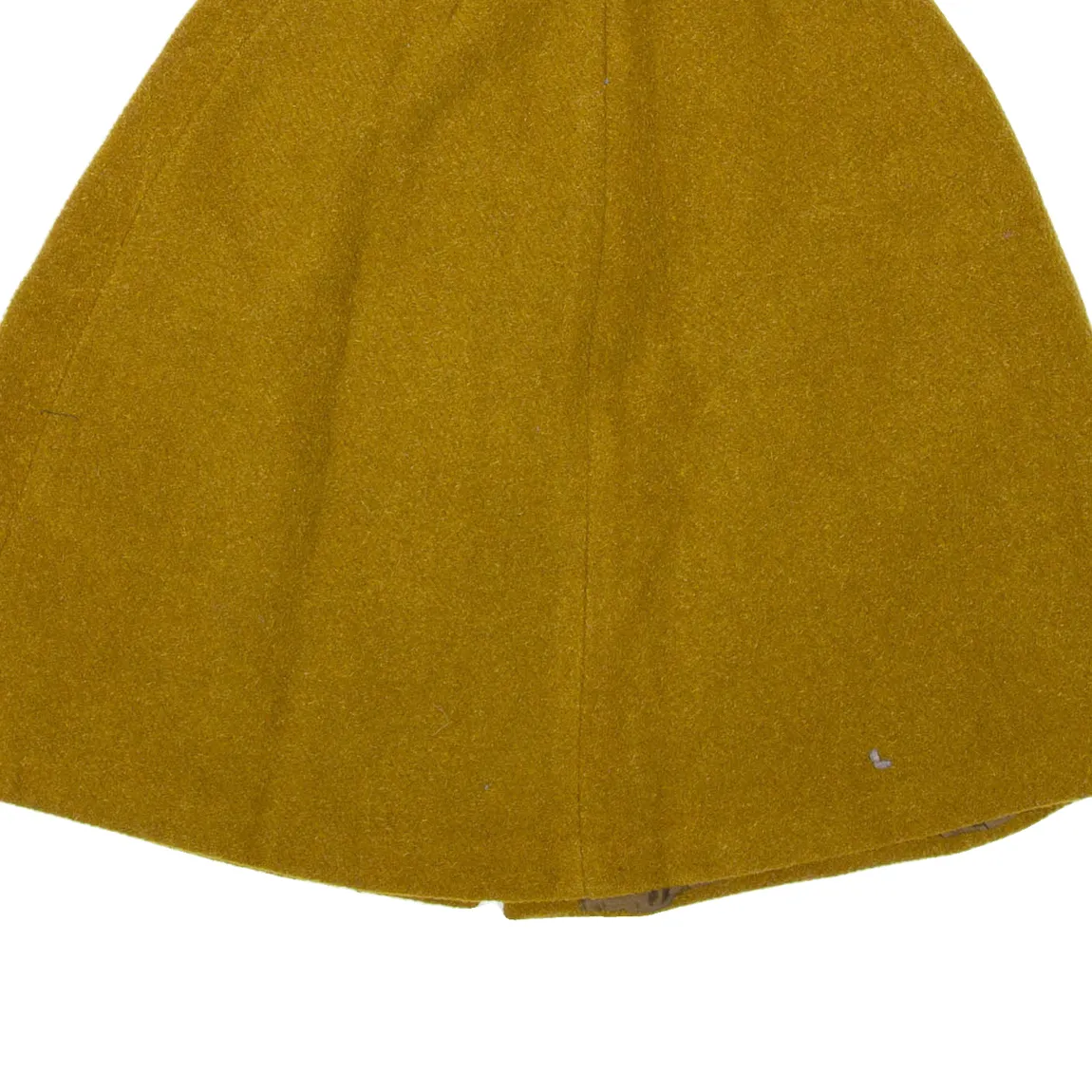 Poncho Womens Overcoat Coat Yellow S
