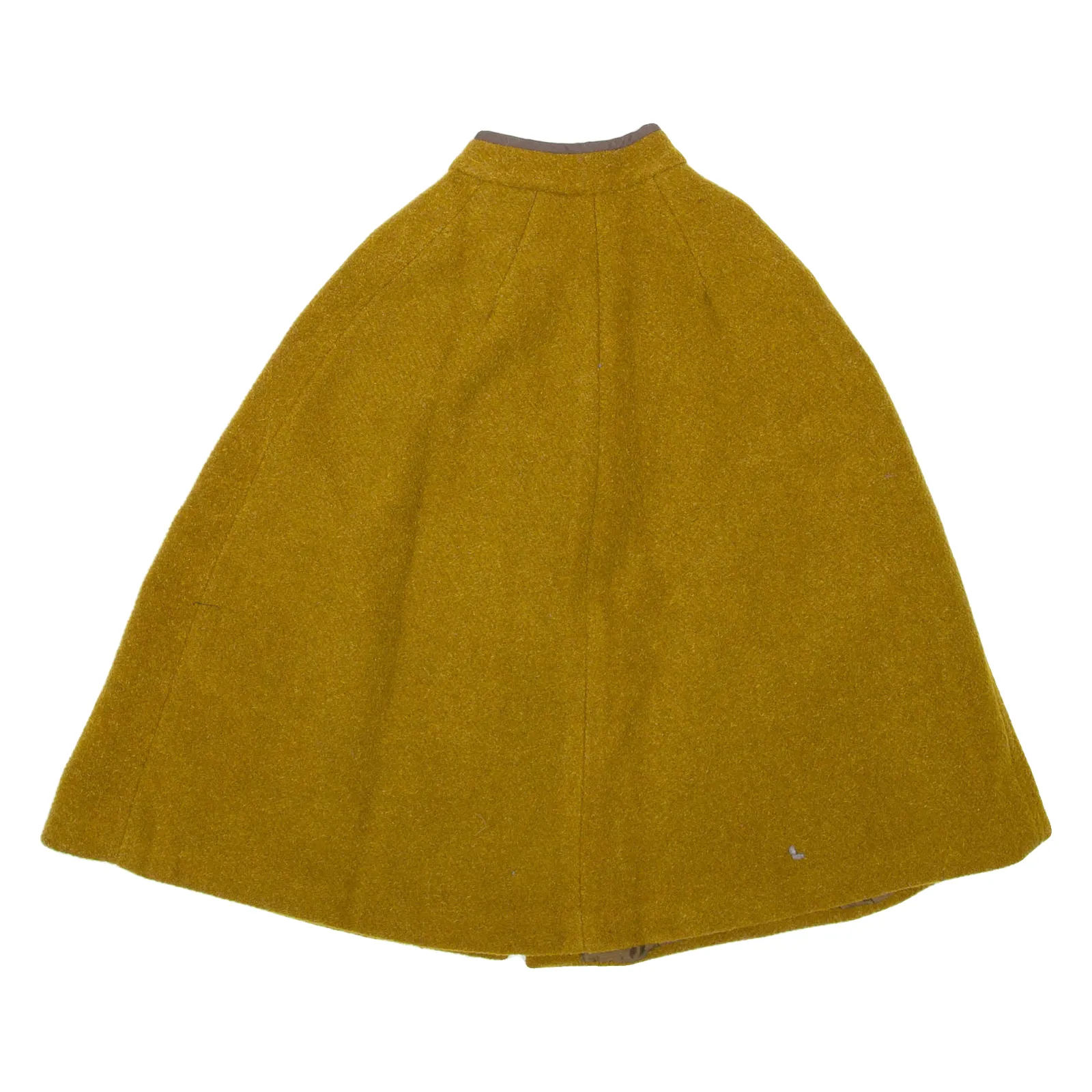 Poncho Womens Overcoat Coat Yellow S