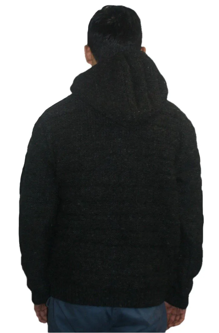 UF 26 Unisex Lamb Wool Sweater Fleece Lined Sherpa Himalayan Jacket