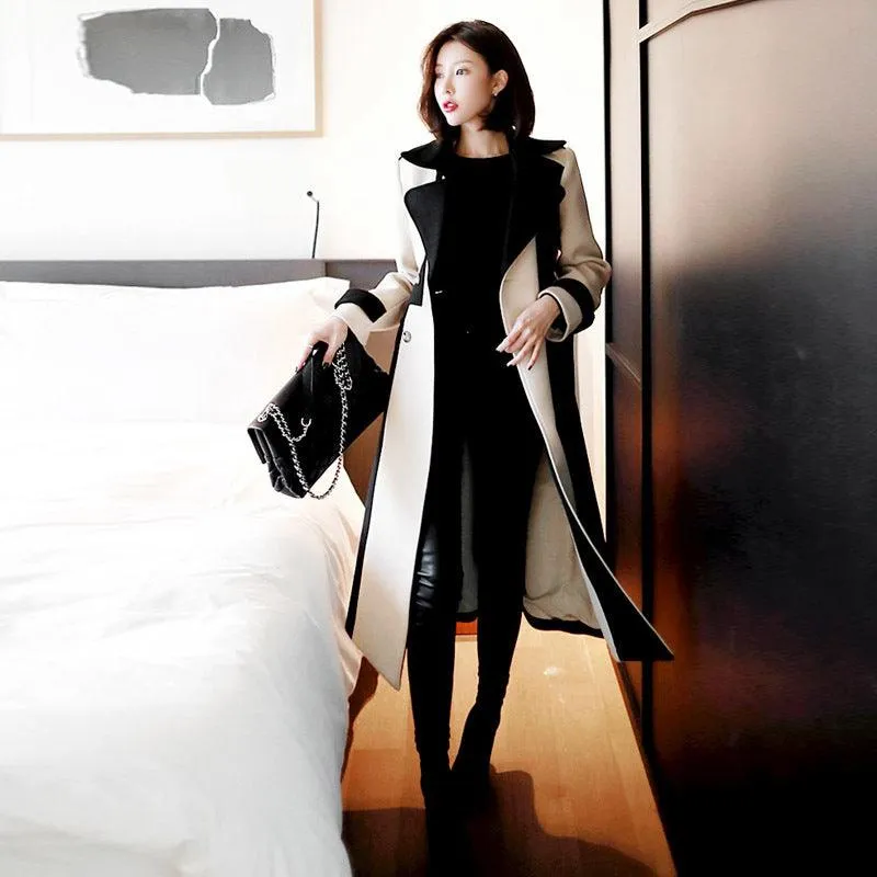 Women’s Fashionable Mid-Length Woolen Coat
