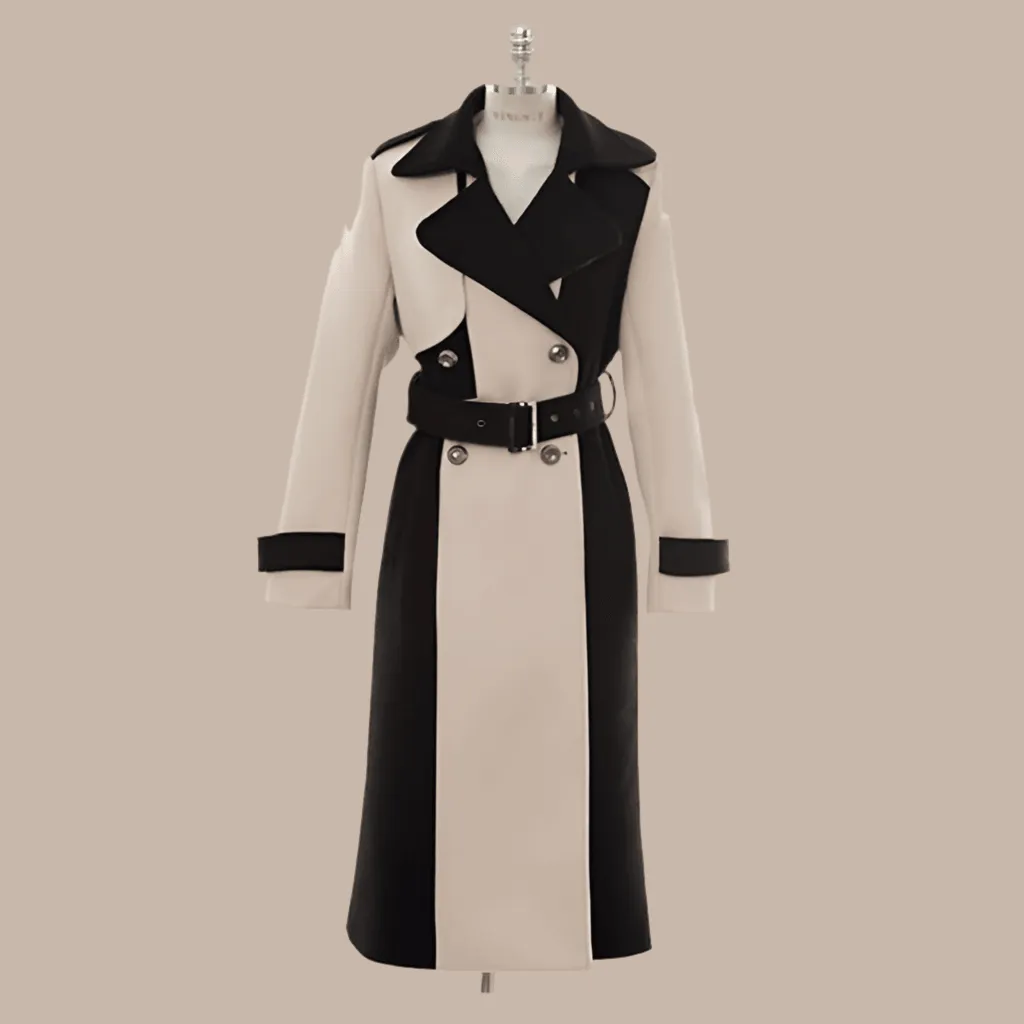 Women’s Fashionable Mid-Length Woolen Coat