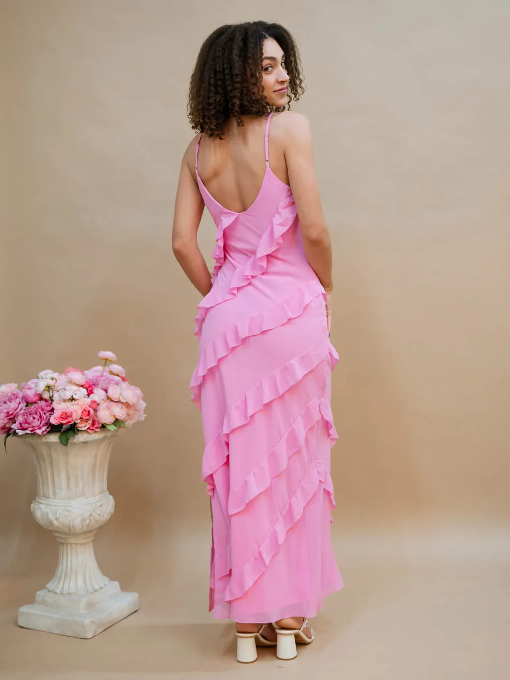 Wren Maxi Dress - Pink